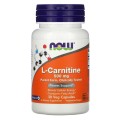 NOW L-Carnitine, L-Карнитин 500 мг - 30 капсул