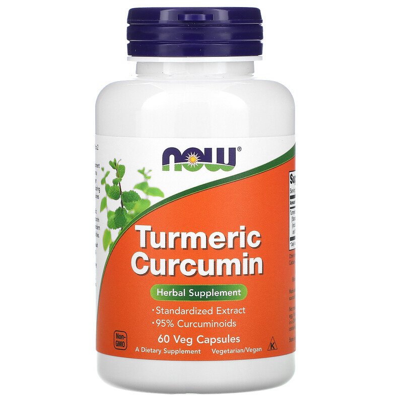NOW Curcumin, Куркумин 665 мг - 60 капсул
